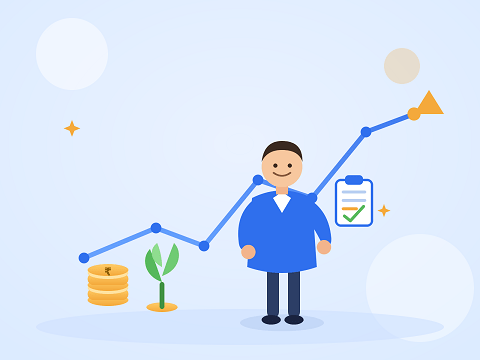 about us mutual fund illustration IMAGE